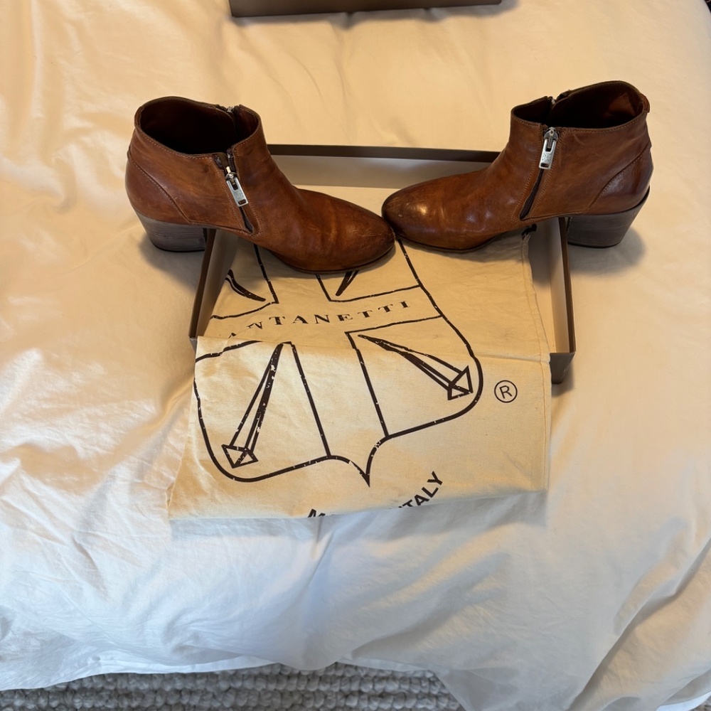 Pantanetti brown booties - Picture 2 of 4